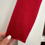 Cynthia Rowley Red Merino Wool Long Sleeve Fitted Sweater Dress Size XS Photo 6
