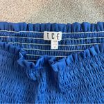 TCEC ADORN Boutique Blue High Waist Flowy Shorts Size Medium Photo 2