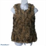 BB Dakota Faux Fur Vest – Fox Brown and Black | Size Small Photo 1