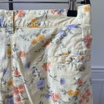 Vintage 90s Jones New York Linen Blend Yellow Floral Front Pleat Shorts 24W Size undefined Photo 8