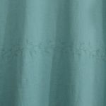 Coastal Grandmother 100% Linen Button Front Midi Dress Women’s Medium Aqua Blue Photo 7