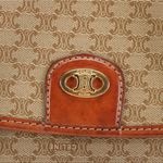 CELINE Vintage Coated Canvas Shoulder Bag Photo 3