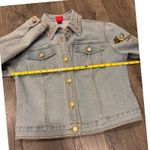 Vera Wang  Embroidered Denim Embroidered Jacket with Beading Floral Birds Vintage Photo 11