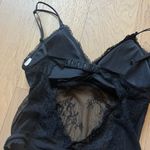 Abercrombie & Fitch Abercrombie Black Vintage Lace Bodysuit Photo 5