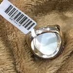 MICHAEL DAWKINS Starry Night Sterling Silver Mother of Pearl Doublet Ring 6 Photo 7