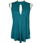 Free People Womens Faye Ribbed Tank Top Turquoise size S Photo 2