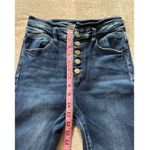 KanCan Womens Ankle Skinny Button Fly High Rise Blue Denim Ultra High Rise Sz 26 Photo 8