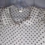Ali & Kris  Cropped Polka Dot Blouse - Black and Cream Photo 2
