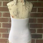 Hollister White Ribbed Halter Bodysuit Photo 2