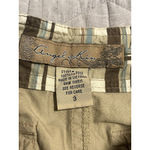 Angel Kiss  Bermuda Cargo Shorts Womens Juniors Size 3 Beige Khaki Drawstring Photo 3