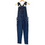 Topshop Moto Blue Denim Overalls size 4 farmhouse country Ranch Photo 2
