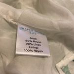 Draper James Kelly Floral Green Linen Puff Sleeve Shirt Dress S Photo 7