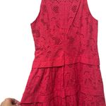 Nanette Lepore pink Halter Tiered Cocktail Dress Photo 2