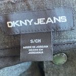 NEW DKNY JEANS Straight Leg Pants Charcoal Gray Small Business Casual Stretch Photo 3