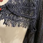 Free People blackbird fringe crochet tassel Textured Knit Photo 3