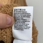 American Eagle AE Heritage Cozy Sweater in Tan with White Stripes Crop Length Size Large Photo 6