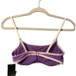 Wild Fable Purple Square Neckline Colorblock Bikini Top, XS Photo 2