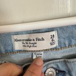 Abercrombie & Fitch  Curve Love The 90s Straight Ultra High Rise Jean size 28/6R Photo 3