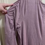 Lane Bryant crew neck 3/4 length sleeve shirt light pink glitter size 22/24 Photo 5