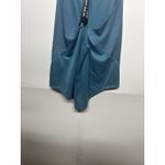 Nike  Dri Fit Criss Cross Just Do It Workout Running Tank Top Size Small Blue Photo 4