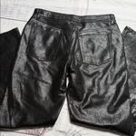 DL1961  Women's Classic Black Straight Leg Jeans Size 26 100% sheep leather Photo 6