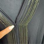 Funky Metal Chain Black Sleeveless Shirt Size M Photo 3