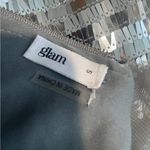 Glam  Silver Sequin Mini Skirt Photo 1