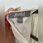 Marled ivory PUFFY SLEEVE BLOUSE size small NEW WITH TAGS White Photo 5