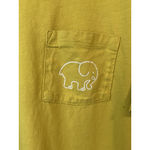 Ivory Ella  T Shirt Womens Size 3XL Yellow Short Sleeve Pocket Elephant Logo Photo 4