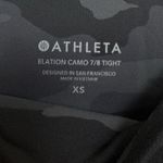 Athleta  Elation Camo 7/8 Tight Athletic Leggings Size XS Black Gray Workout Yoga Photo 6