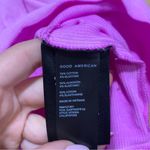 Good American  Pink Candy Wash Rib Tank - Size Large Photo 5