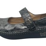 Alegria  Paloma Silver and Black Mary Jane Professional Comfort Shoes Size 35 Photo 0