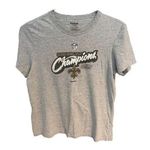 Reebok Reebook womens M graphic t shirt 2010 New Orleans Saints Super Bowl XLIV champs Photo 0