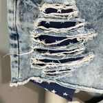 Refuge Shorts Americana Denim Jean Cutoffs Womens 0 Distressed XS Photo 3