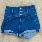Garage ⭐️  ultra high rise jean shorts in size 0 Photo 0