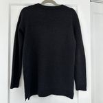 Aritzia Wilfred Free Women's Dark Grey Black Charcoal Ribbed Wool Sweater xs Photo 5