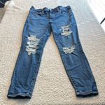 American Eagle Outfitters Distressed High Rise Jeggings Photo 0