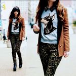 Big star  Mid‎ Rise Skinny Alex cheetah print jeans Photo 3