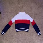 LA Hearts Cozy Red and White Teddy Jacket Photo 2