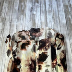 Haute Hippie  Silk Floral High Low Button Up •Large Photo 2