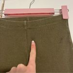 Urban Outfitters Out From Under Ryan Ribbed Flare Pants Olive Green Photo 6