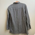 Bobbie Brooks autumn Women's Gingham Fall Leaves Long Sleeve Button Up shirt L Black Size L Photo 1