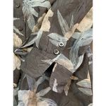 Robert Kitchen Sheer Blouse Women XL Floral Mature Coastal Grandma Office Canada Gray Photo 4