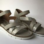 NEW Sofft MARETTA Strappy Sandals Shoes MIST GREY/GOLD Leather Womens Si… Gray Size 8 Photo 1