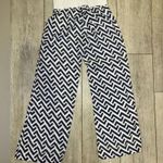 All For Color Linen Trouser Beach Pants  White Navy S Photo 4