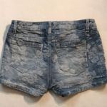 Candie's Floral Denim Jacquard Short 7 Juniors Summer Festival Hippie Jorts Photo 2
