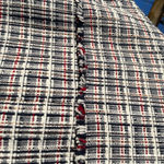 J.Crew  Women's Cotton Tweed Blazer - Blue, White, Red Preppy Americana Academic Photo 8