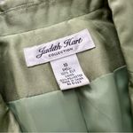 Green Silk Vintage Judith Hart Blazer Size 10 Gray Photo 1