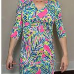 Lilly Pulitzer  Multicolor 3/4 Sleeve 100% Cotton Mini Dress Size XS Photo 1