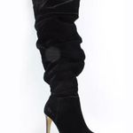NWT The Fix Black Slouchy Boots Size 7.5 Photo 0